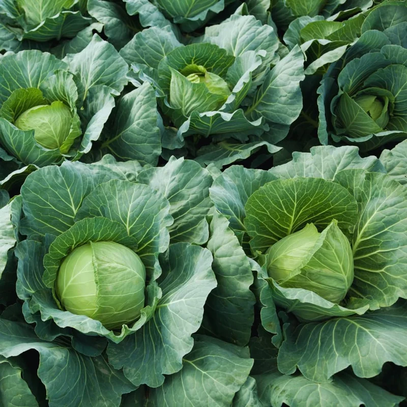 Cabbage Plants Live for Gardening - Vegetable Plant Starters - Easy to Grow