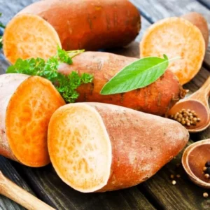 Orange Sweet Potato Slips - 10 Sweet Potato Cuttings for Planting