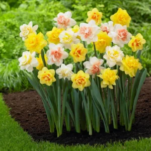 Mixed Daffodil Bulbs - 20 Pack Double Flower Bulbs - Perennial Garden Container