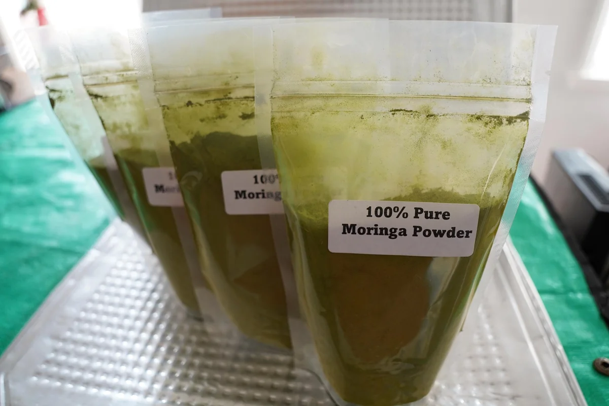 4 Oz Moringa Powder - 100% Pure, Additive-Free Superfood Supplement - Image 1