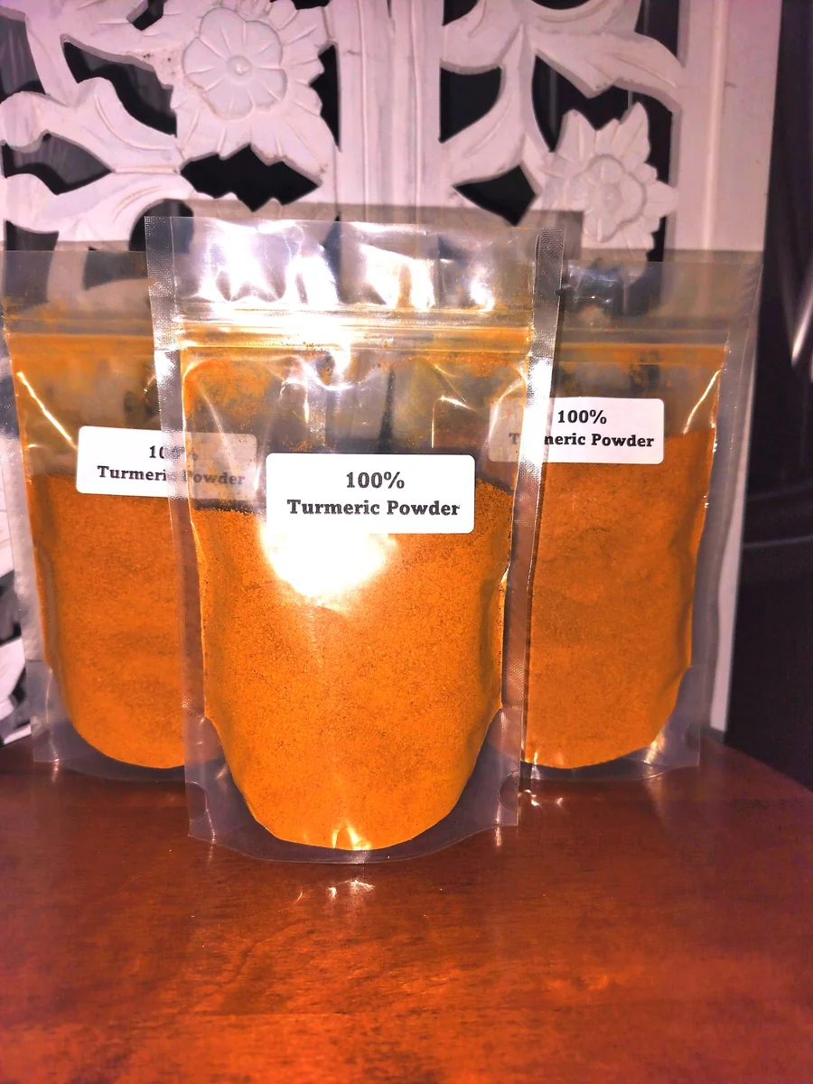 4 Oz Pure Turmeric Powder - Additive-Free Curcuma Longa Rhizome Ground Spice - Image 1