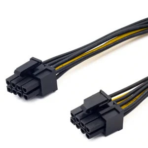 9 inch PCI Express 8 Pin to Dual 6+2 Pin Power Cable for PC VGA Video Card - Image 4