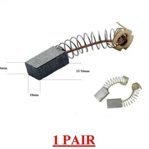 Carbon Brushes for Power Tools - 1 Pair Replacement for CB100 CB101 CB103 108 114 CB124 181030-1 191945 - Image 2