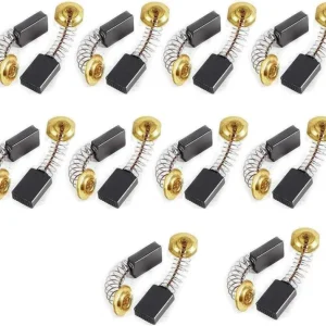 Carbon Motor Brushes for Power Tool - 16mm x 11mm x 5mm Replacement Pair - Image 2