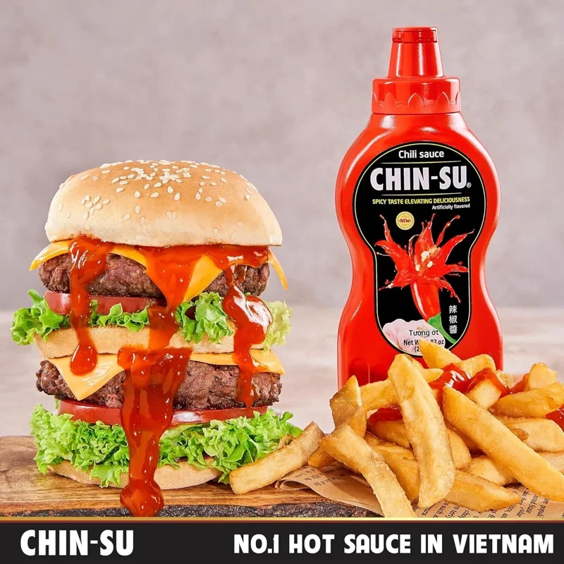 Chin-Su Sweet Sriracha Chili Hot Sauce 250g - Authentic Vietnamese Flavor - Image 4