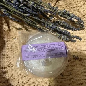 Exfoliating Loofah Soap Bar with Essential Oils - Lavender or Patchouli & Orange, 4.3 oz - Image 3