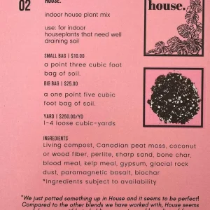 Indoor House Plant Potting Soil - 5lb Bag, Compost Blended Mix for Healthy Growth - Image 3