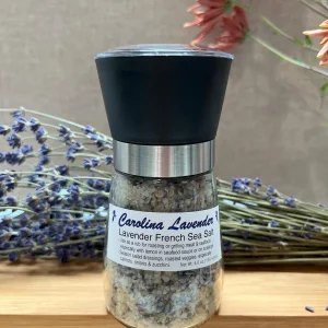 Lavender Seasoning Collection - Sea Salt & Peppercorn Blends in Grinders, 2-Pack - Image 6