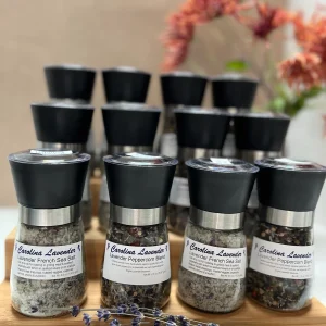 Lavender Seasoning Collection - Sea Salt & Peppercorn Blends in Grinders, 2-Pack - Image 7