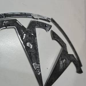 Matte Black Rear Trunk Emblem for Tesla Model S 3 X Y - OEM, Used - Image 4