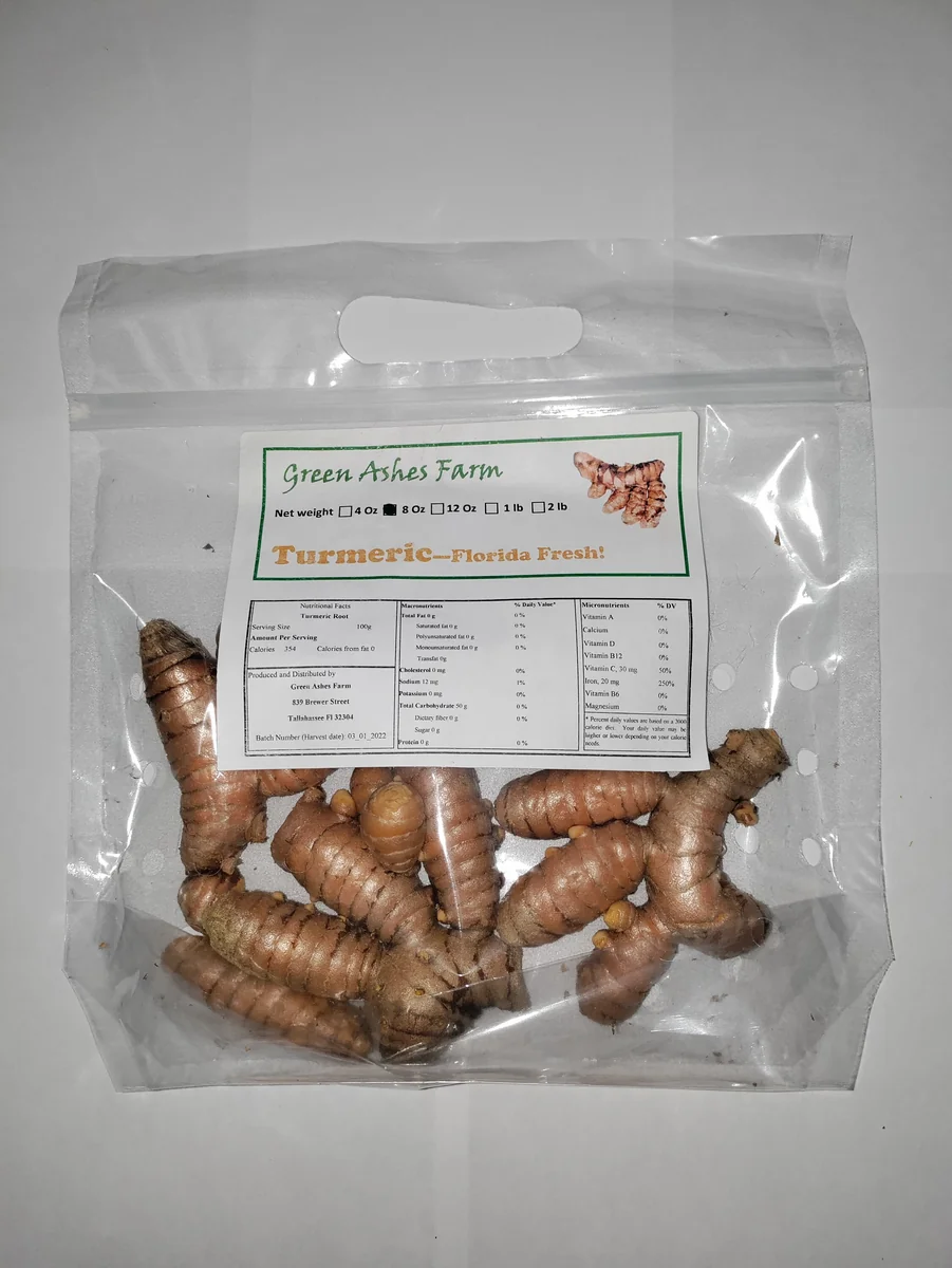 Orange Turmeric Rhizomes - Fresh Organic Curcuma longa Root for Planting & Culinary Use - Image 10