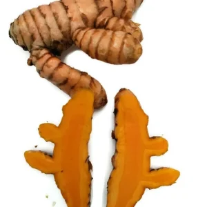 Organic Orange Turmeric Rhizomes - Curcuma Longa Roots for Planting & Culinary Use - Image 2