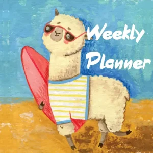 Printable Weekly Planner Kit - Casual Style Week at a Glance File - Large - Image 9