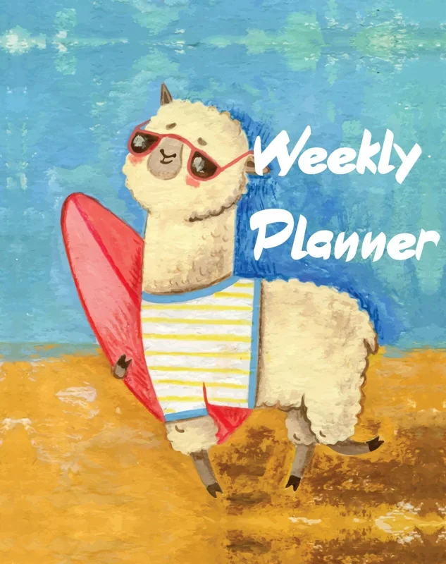 Printable Weekly Planner Kit - Casual Style Week at a Glance File - Large - Image 9
