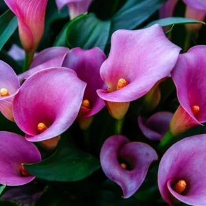 Purple Calla Lily Seeds - Zantedeschia Aethiopica Flower Seeds for Bonsai - Image 1