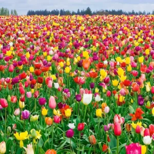 Rainbow Tulip Bulbs Mixture - 40 lbs, 450-500 Triumph Tulips, 12+ cm Bulbs - Image 3