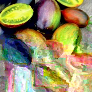 Brad's Atomic Grape Tomato Seeds - 20 Organic Vegetable Seeds for Garden - Image 1