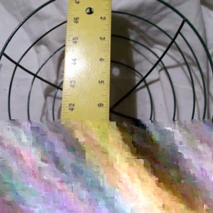 Set of 2 Green Wire Hanging Baskets – 10-inch Round Planters for Flowers & Plants – Indoor/Outdoor - Image 1