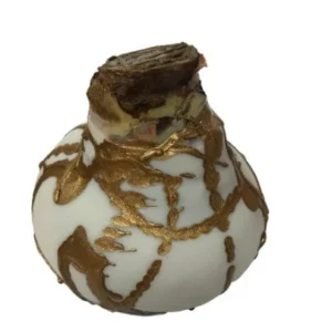 Waxed Amaryllis Bulb 'Charisma' White & Gold Splatter 34/36 cm Indoor Plant - Image 2