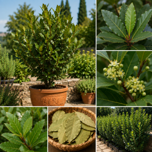 Bay Leaf Tree Live Plant - Laurus Nobilis in 4" Pot, 8-10" Sweet Bay Laurel Herb for Culinary & Garden