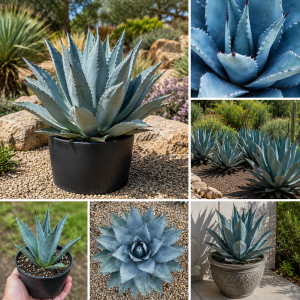Blue Agave Live Plant – 1.5-2 Ft Tall Succulent – 3 Gallon Pot – Outdoor