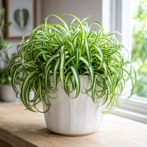 Curly Spider Plant Live Houseplant – 4 Inch Pot – Indoor/Outdoor Air Purifying