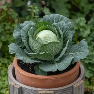 Cabbage Plant Seedling Live Plant – 4 Inch Pot – 3-6 Inch Tall – Outdoor Vegetable - Image 6