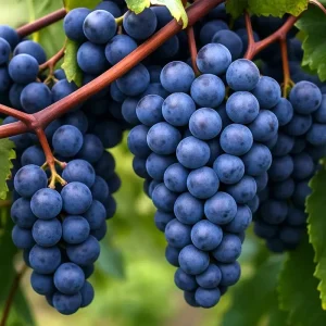 Concord Grape Vine Live Plant - 1-2 Years Old, Cold Hardy Sweet Grape Fruit Tree - Image 1
