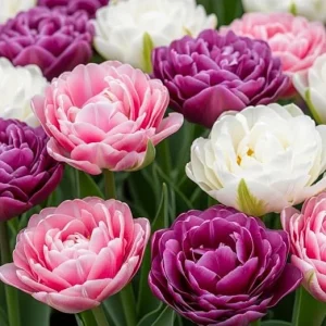 Double Tulip Bulbs Mix - 15 Count for Fall Planting, Full Sun, Vibrant Spring Blooms - Image 4