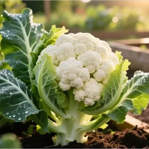 Set of 3 Cauliflower Live Starter Plants for Vegetable Garden, 4-6 Inch Tall - Image 8