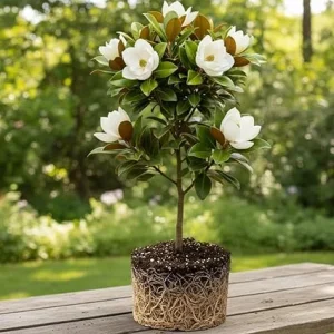 Sweetbay Magnolia Tree Live Plant, 6-9 Inch Tall, Green Magnolia Shrub - Image 4