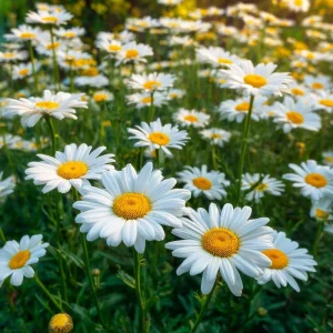 Alaska Shasta Daisy Seeds - 100 Count, Perennial White Blooms for Gardens - Image 1