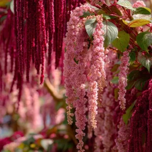 Amaranth Coral Fountain Seeds - 100 Seeds, Light Pink Trailing Flowers, Ornamental Annual - Image 1