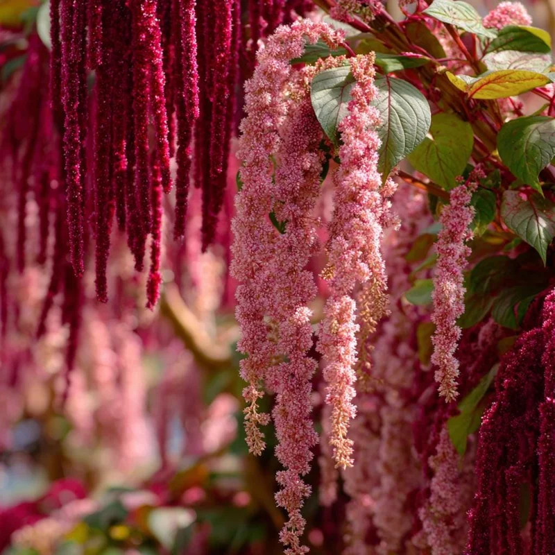 Amaranth Coral Fountain Seeds - 100 Seeds, Light Pink Trailing Flowers, Ornamental Annual - Image 1