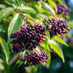 American Black Elderberry Seeds - 50 Heirloom Sambucus Canadensis for Gardens - Image 2
