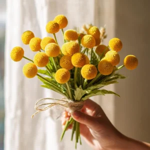 Billy Button Seeds - Craspedia Globosa Yellow Ball Flowers - 50 Seeds - Image 2