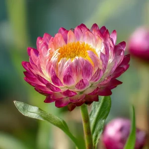 Bright Rose Strawflower Seeds - 50 Count Pink Everlasting Flower Annual - Image 8