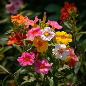 Broken Colors Four O'Clock Seeds 25 Count - Multicolor Fragrant Blooms Outdoor - Image 1