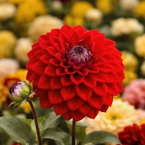 California Giant Zinnia Seeds - 50 Count Heirloom Double Blooms, Vibrant Colors - Image 4