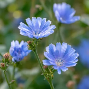 Chicory Seeds - 200 Count, Bright Blue Blooms, Edible Leaves, Pollinator Friendly - Image 3