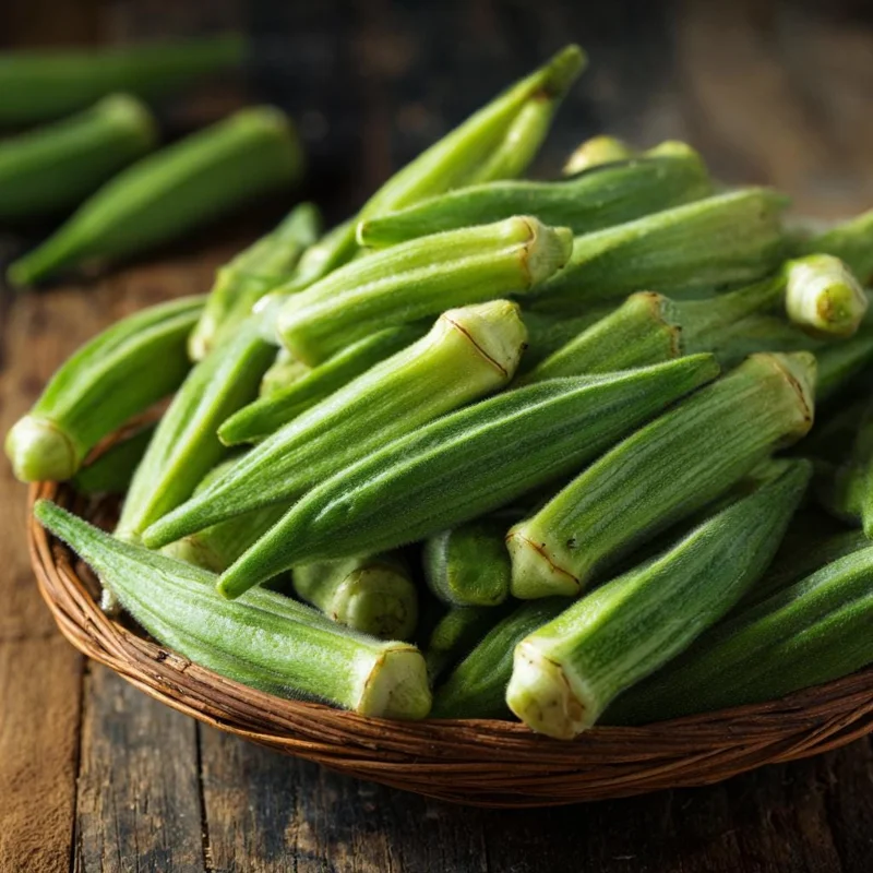 Clemson Spineless Okra Seeds - Heirloom Vegetable for Gardens - 50 Seed Pack - Image 4