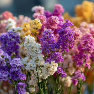Colorful Statice Seeds Mix - Limonium Sinuatum - 50 Seed Packet - Fresh & Dried Flowers - Image 3