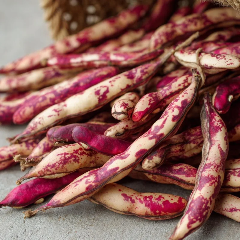 Cranberry Bean Seeds - 20 Count Heirloom Bush Beans for Garden - Image 1