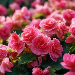 Deep Rose Begonia Seeds - 25 Seeds, Nonstop Series, Shade Garden Flower - Image 5