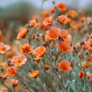 Desert Globemallow Seeds - Sphaeralcea Ambigua Wildflower 100 Seeds, Drought Tolerant - Image 1