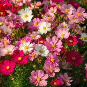 Dwarf Cosmos Seeds - Fairy Kiss Blend - 25 Seeds - Rose, White, Pink, Magenta Flowers - Image 1