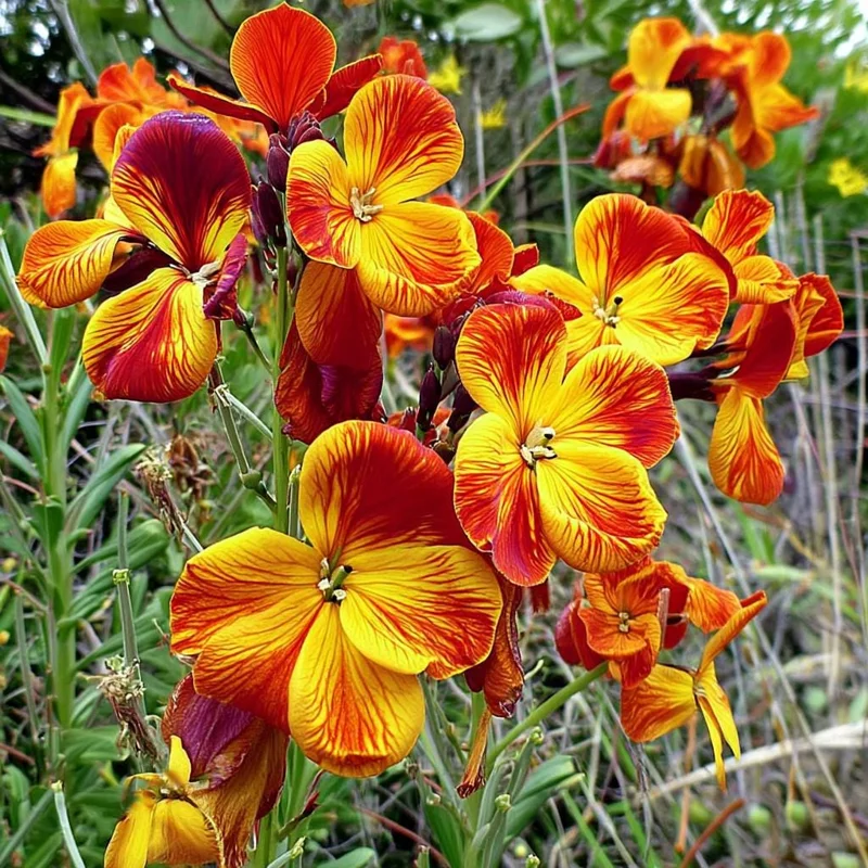 English Wallflower Cheiranthus cheiri Seeds - 300 Heirloom Flower Seeds for Gardens - Image 3
