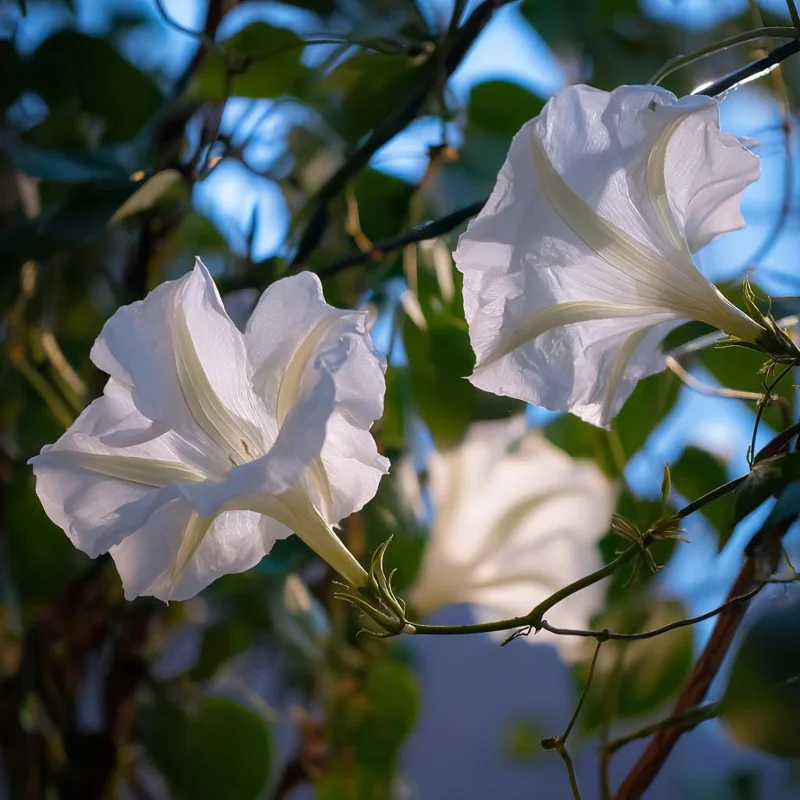 Fragrant Moon Vine Seeds - 15 Night Blooming White Flower Seeds - Image 2