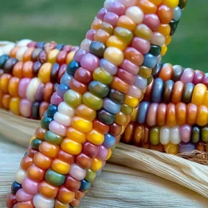 Glass Gem Corn Seeds – Multicolored Heirloom Ornamental Ornamental Corn, 25 Seeds, Easy Grow - Image 2