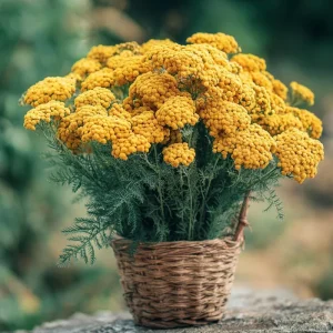 Golden Yarrow Seeds - Achillea filipendulina, 500 Heirloom Seeds for Pollinators - Image 3